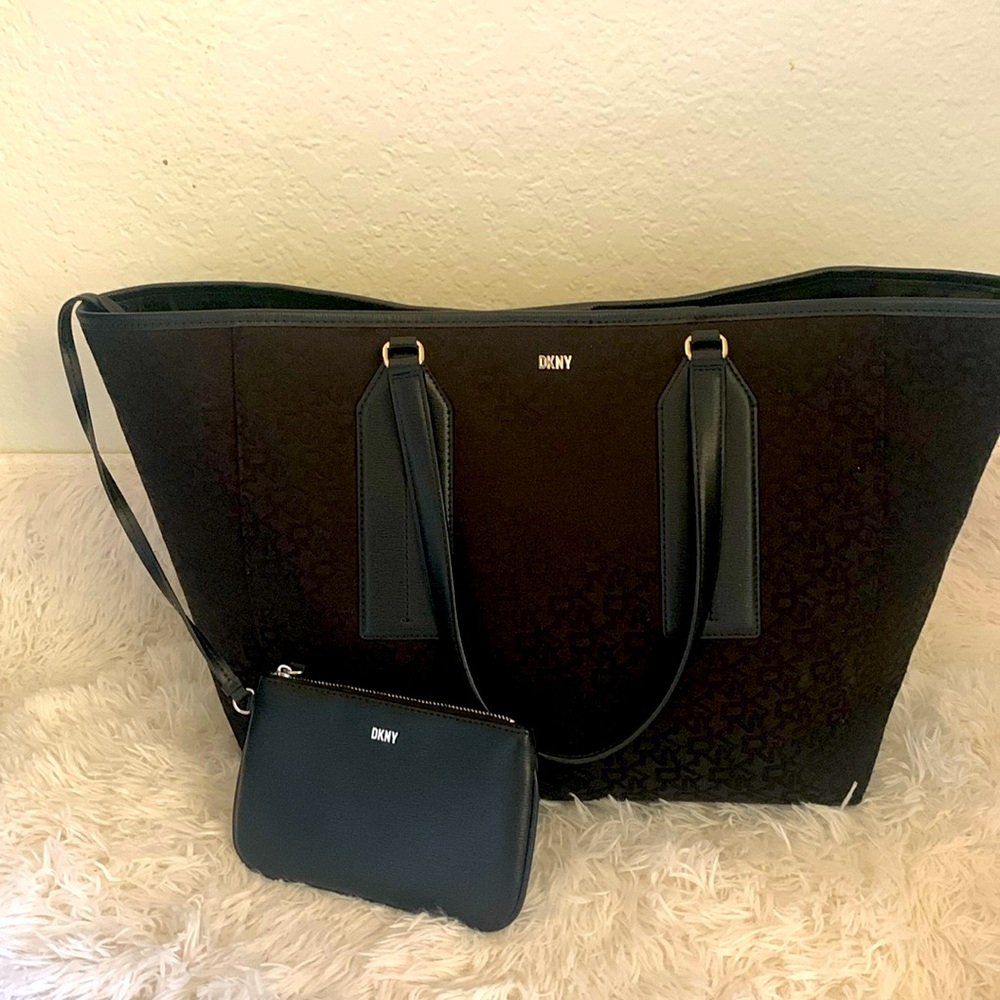 Large DKNY monogram tote